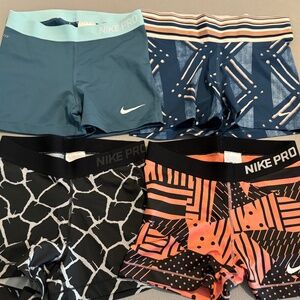 Nike Pro 3" shorts Bundle- Size M/L
